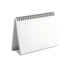 Blank Desk Calendar with Spiral Binding – Transparent PNG