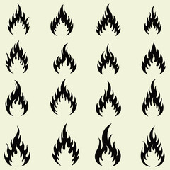 Vector Minimalist Geometric SVG Icon Set with Abstract Shapes and Flat Design Style in Bright Colors