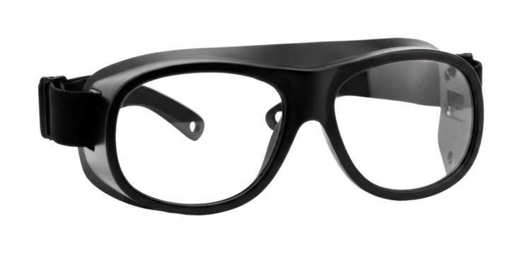 Protective eyewear for vision safety workshop product indoor functionality. Cut out png