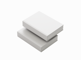 Realistic Hardcover Transparent Book Mockup