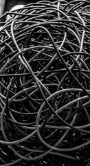 Entangled Complexity: A Study of Intertwined Lines in Abstract Form