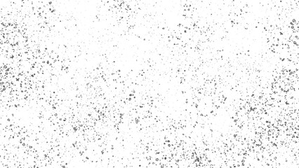 Snowfall. Winter heavy snowflakes. Overlay texture isolated  background PNG transparent