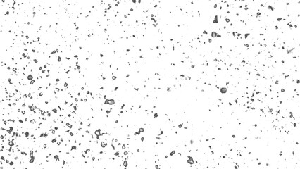 Snowfall. Winter heavy snowflakes. Overlay texture isolated  background PNG transparent