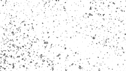 Snowfall. Winter heavy snowflakes. Overlay texture isolated  background PNG transparent