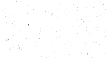 Snowfall. Winter heavy snowflakes. Overlay texture isolated  background PNG transparent