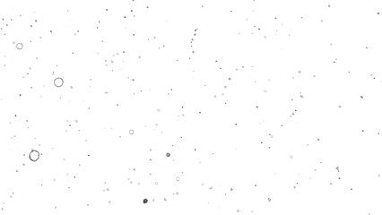 Snowfall. Winter heavy snowflakes. Overlay texture isolated  background PNG transparent