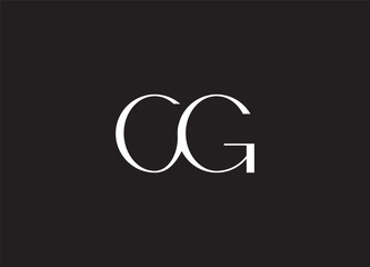 CG  Abstract Letters Logo Monogram