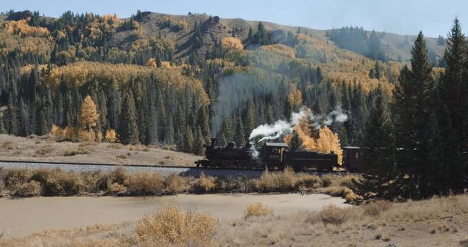 Cumbres and Toltec Rolling By the Pond