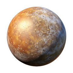 Naklejka premium Stunning alien planet surface texture with golden and blue hues