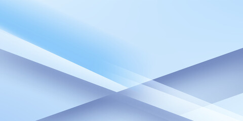 Light blue modern abstract wide banner with geometric shapes. Vector illustration abstract background.