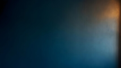 Fototapeta premium Abstract Dark Blue Wall with Warm Light Gradient Background