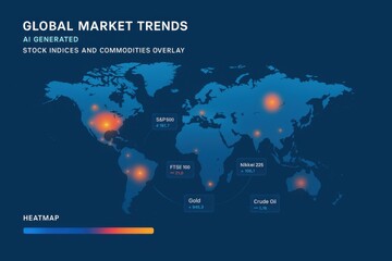 Global Market Trends AI Heatmap
