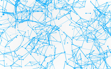 High-resolution abstract digital background featuring glowing black plexus of interconnected points and lines. Represents big data, neural networks, and futuristic technology. Ideal for AI, blockchain