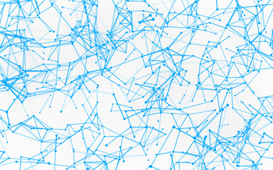 High-resolution abstract digital background featuring glowing black plexus of interconnected points and lines. Represents big data, neural networks, and futuristic technology. Ideal for AI, blockchain