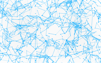 High-resolution abstract digital background featuring glowing black plexus of interconnected points and lines. Represents big data, neural networks, and futuristic technology. Ideal for AI, blockchain