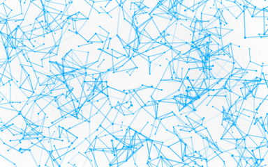 High-resolution abstract digital background featuring glowing black plexus of interconnected points and lines. Represents big data, neural networks, and futuristic technology. Ideal for AI, blockchain