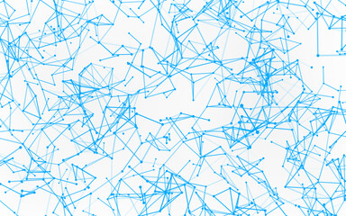 High-resolution abstract digital background featuring glowing black plexus of interconnected points and lines. Represents big data, neural networks, and futuristic technology. Ideal for AI, blockchain