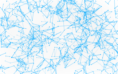 High-resolution abstract digital background featuring glowing black plexus of interconnected points and lines. Represents big data, neural networks, and futuristic technology. Ideal for AI, blockchain