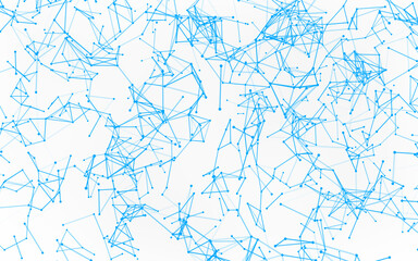 High-resolution abstract digital background featuring glowing black plexus of interconnected points and lines. Represents big data, neural networks, and futuristic technology. Ideal for AI, blockchain