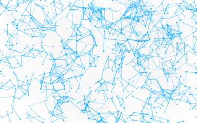 High-resolution abstract digital background featuring glowing black plexus of interconnected points and lines. Represents big data, neural networks, and futuristic technology. Ideal for AI, blockchain