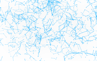 High-resolution abstract digital background featuring glowing black plexus of interconnected points and lines. Represents big data, neural networks, and futuristic technology. Ideal for AI, blockchain