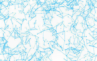 High-resolution abstract digital background featuring glowing black plexus of interconnected points and lines. Represents big data, neural networks, and futuristic technology. Ideal for AI, blockchain