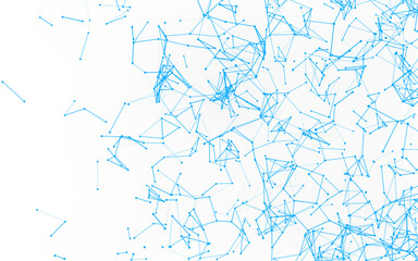 High-resolution abstract digital background featuring glowing black plexus of interconnected points and lines. Represents big data, neural networks, and futuristic technology. Ideal for AI, blockchain