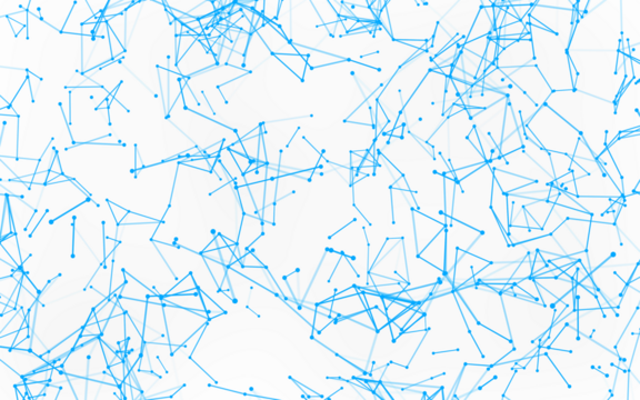 High-resolution abstract digital background featuring glowing black plexus of interconnected points and lines. Represents big data, neural networks, and futuristic technology. Ideal for AI, blockchain