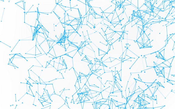 High-resolution abstract digital background featuring glowing black plexus of interconnected points and lines. Represents big data, neural networks, and futuristic technology. Ideal for AI, blockchain