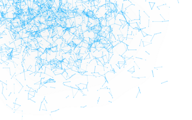 High-resolution abstract digital background featuring glowing black plexus of interconnected points and lines. Represents big data, neural networks, and futuristic technology. Ideal for AI, blockchain
