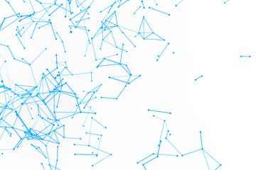 High-resolution abstract digital background featuring glowing black plexus of interconnected points and lines. Represents big data, neural networks, and futuristic technology. Ideal for AI, blockchain