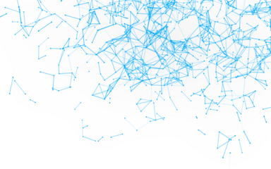 High-resolution abstract digital background featuring glowing black plexus of interconnected points and lines. Represents big data, neural networks, and futuristic technology. Ideal for AI, blockchain