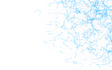 High-resolution abstract digital background featuring glowing black plexus of interconnected points and lines. Represents big data, neural networks, and futuristic technology. Ideal for AI, blockchain