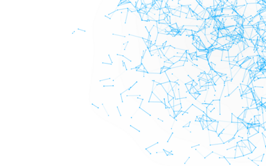 High-resolution abstract digital background featuring glowing black plexus of interconnected points and lines. Represents big data, neural networks, and futuristic technology. Ideal for AI, blockchain