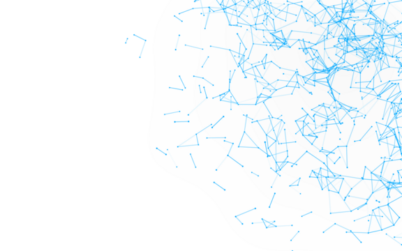 High-resolution abstract digital background featuring glowing black plexus of interconnected points and lines. Represents big data, neural networks, and futuristic technology. Ideal for AI, blockchain