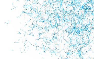 High-resolution abstract digital background featuring glowing black plexus of interconnected points and lines. Represents big data, neural networks, and futuristic technology. Ideal for AI, blockchain