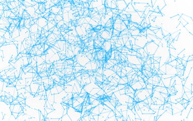 High-resolution abstract digital background featuring glowing black plexus of interconnected points and lines. Represents big data, neural networks, and futuristic technology. Ideal for AI, blockchain