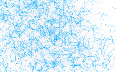 High-resolution abstract digital background featuring glowing black plexus of interconnected points and lines. Represents big data, neural networks, and futuristic technology. Ideal for AI, blockchain