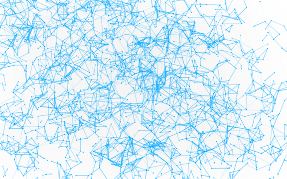 High-resolution abstract digital background featuring glowing black plexus of interconnected points and lines. Represents big data, neural networks, and futuristic technology. Ideal for AI, blockchain