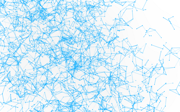 High-resolution abstract digital background featuring glowing black plexus of interconnected points and lines. Represents big data, neural networks, and futuristic technology. Ideal for AI, blockchain