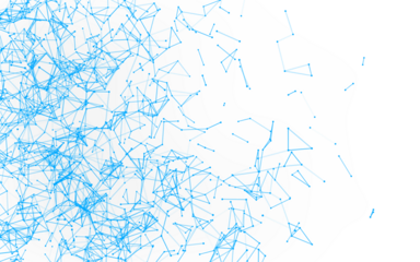 High-resolution abstract digital background featuring glowing black plexus of interconnected points and lines. Represents big data, neural networks, and futuristic technology. Ideal for AI, blockchain