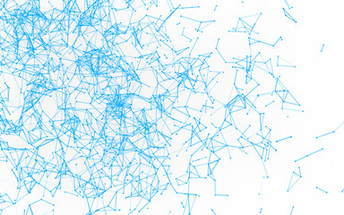 High-resolution abstract digital background featuring glowing black plexus of interconnected points and lines. Represents big data, neural networks, and futuristic technology. Ideal for AI, blockchain