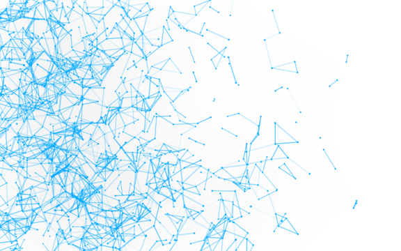 High-resolution abstract digital background featuring glowing black plexus of interconnected points and lines. Represents big data, neural networks, and futuristic technology. Ideal for AI, blockchain