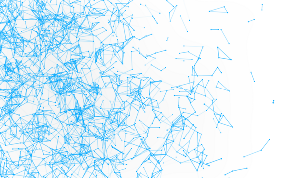 High-resolution abstract digital background featuring glowing black plexus of interconnected points and lines. Represents big data, neural networks, and futuristic technology. Ideal for AI, blockchain