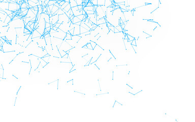 High-resolution abstract digital background featuring glowing black plexus of interconnected points and lines. Represents big data, neural networks, and futuristic technology. Ideal for AI, blockchain