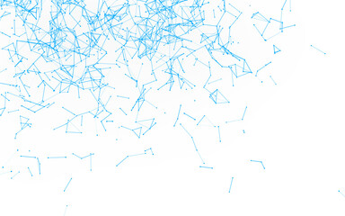 High-resolution abstract digital background featuring glowing black plexus of interconnected points and lines. Represents big data, neural networks, and futuristic technology. Ideal for AI, blockchain