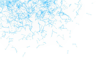 High-resolution abstract digital background featuring glowing black plexus of interconnected points and lines. Represents big data, neural networks, and futuristic technology. Ideal for AI, blockchain