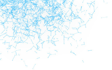 High-resolution abstract digital background featuring glowing black plexus of interconnected points and lines. Represents big data, neural networks, and futuristic technology. Ideal for AI, blockchain