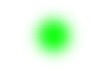 Green glowing dot light effect