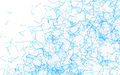 High-resolution abstract digital background featuring glowing black plexus of interconnected points and lines. Represents big data, neural networks, and futuristic technology. Ideal for AI, blockchain